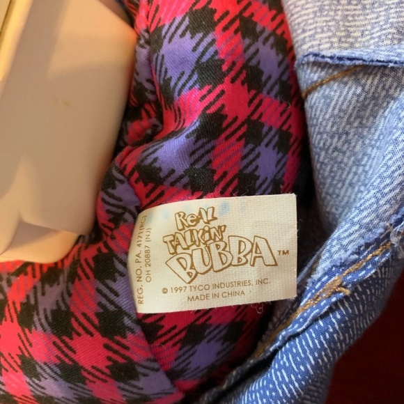 NOT WORKING 2 Vintage Real Talkin’ Bubba Bear And Redneck Road Trip Plush/Toy - Picture 5 of 12